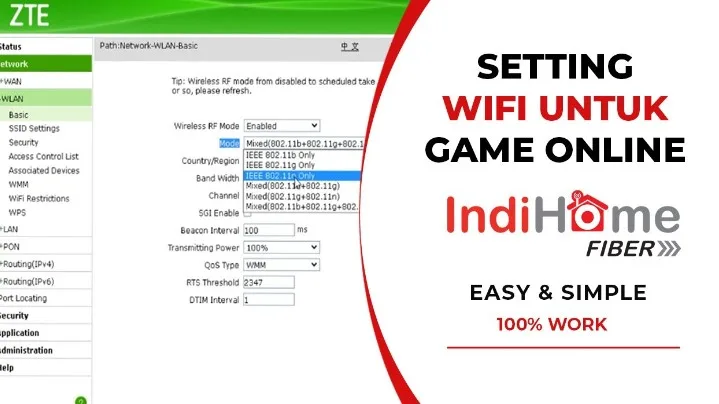 Cara Setting WiFi IndiHome 