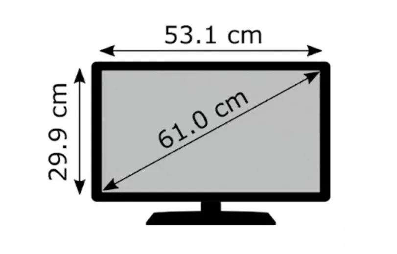 Размер коробки телевизора 50 дюймов. Телевизор 50 дюймов ширина и высота