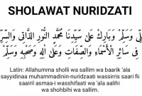 Bacaan Sholawat Nuridzati